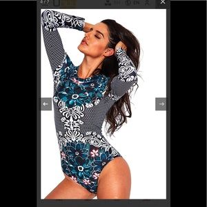 Long Sleeve Zip UV Swimsuit 🩱